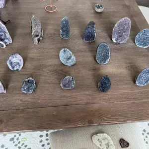Amethyst geodes clusters