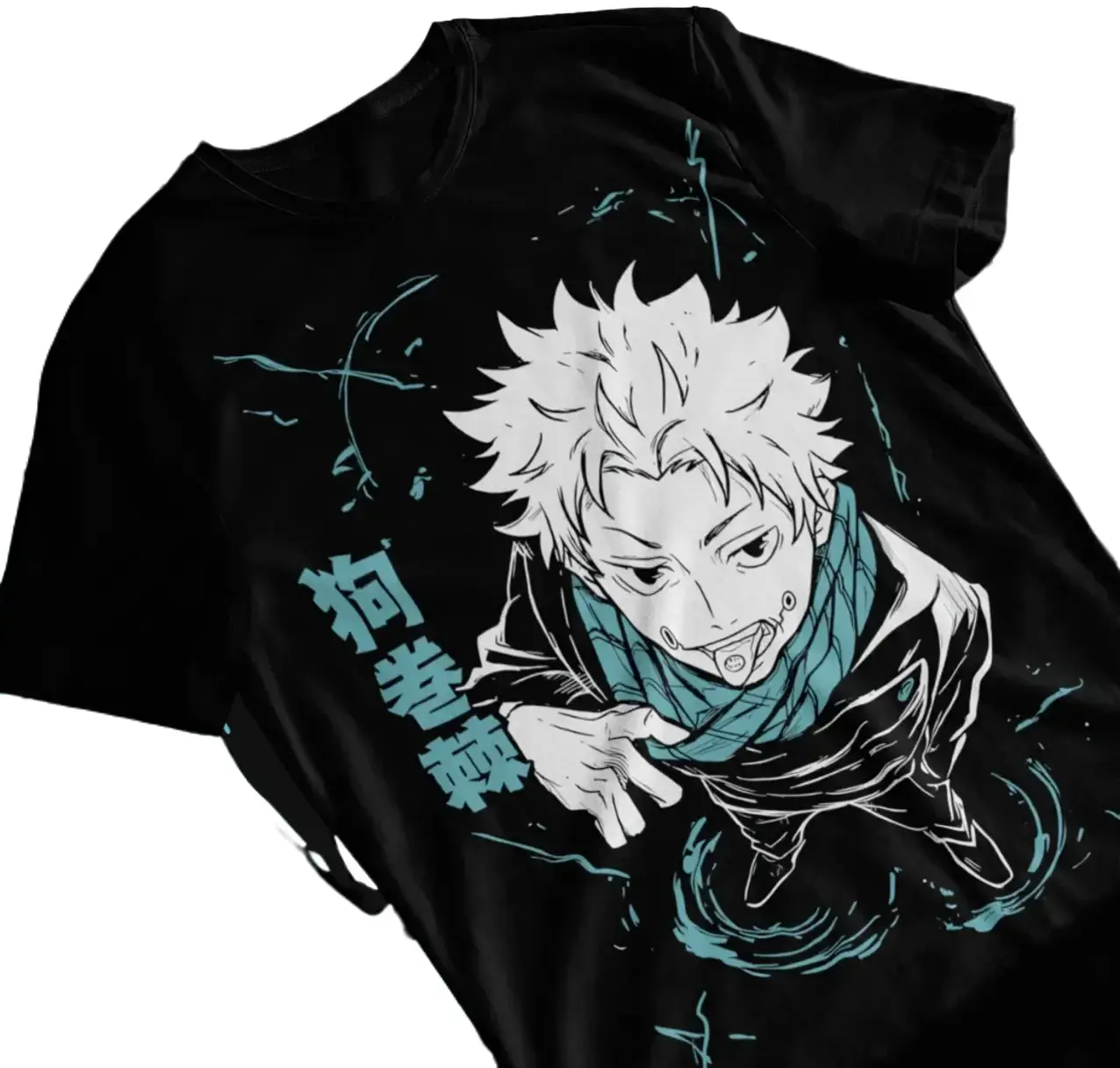 Inumaki Toge Unisex T-Shirt,Jujutsu Kaisen JJK Satoru Gojo Anime Tee ZG3 Crewneck Casual