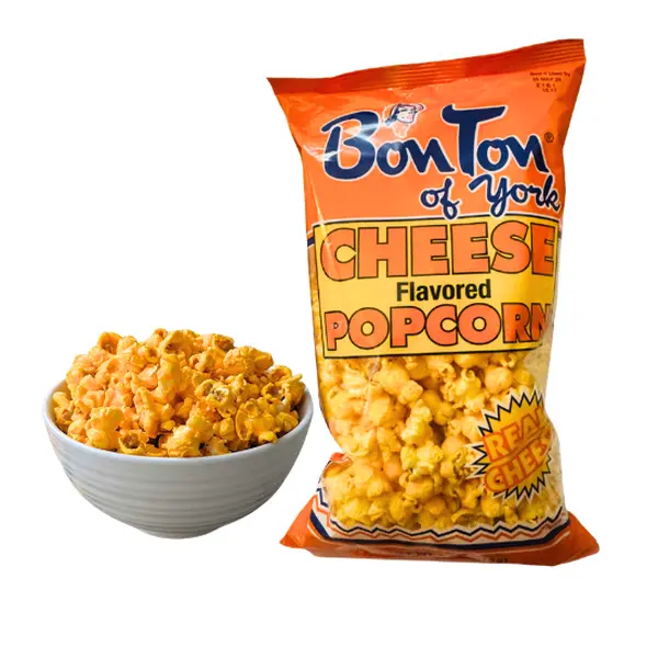 BonTon Cheddar Popcorn 4 oz – NYC Bodega Cheese Popcorn | Bon Ton Cheddar Popcorn | 1, 3, or 7 Bag Options