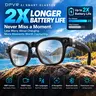 DPVR G1 Longer Life AI Smart Glasses - 8MP, 4K Photo, 1080p Video Recording, Photochromic Sunglasses Lenses, 160+Language Translation, AI Image Recognition, BT Wireless Recording, Casual/Running, Gifts for Him black friday, Birthday