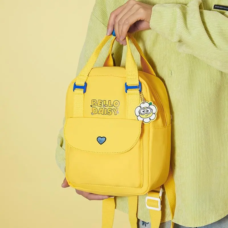 [Back to school]Floral Minion Series Mini Backpack - Sunshine Yellow: Perfect for Day Trips and Playdates,holiday gift, Holiday gift, daily use Convenient Whimsy  springtok,cozyvibes # Summervibes