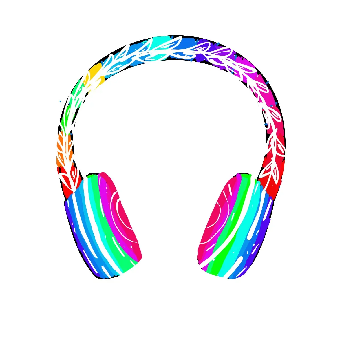 Block Headphone Sticker