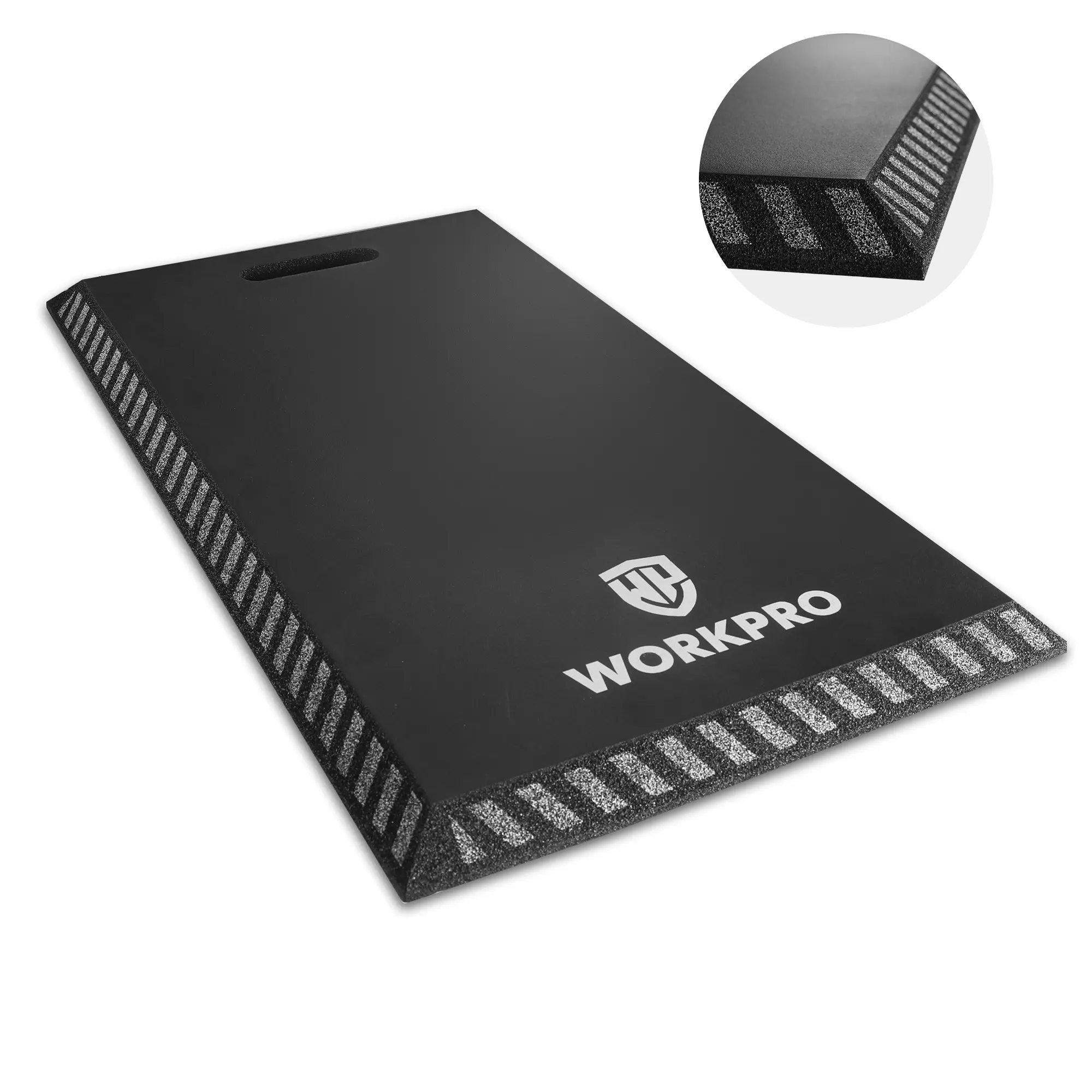 #fathersdaygift WORKPRO Extra Thick Kneeling Pad, Soft Foam Knee Cushioning, Extra Large Foam Kneeler Mat for Auto-Repair, Gardening, Workout Supplies, 28 x 16 x 1.2in, Black
