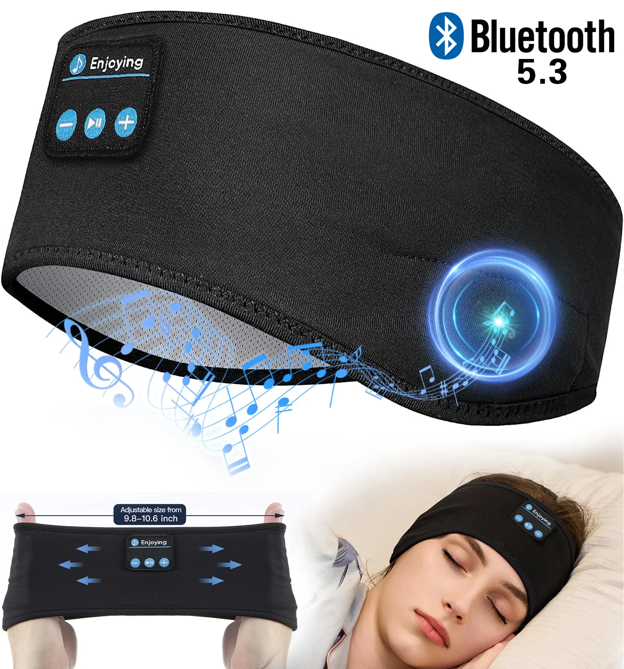 Bluetooth Headset Usb Rechargeable Knitted Warm Winter Hat For Music And Phone Sports, Outdoor, Holiday Gifts Bluetooth Sleep
