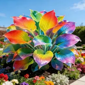 1000+ Premium Rainbow Hosta Seeds – Perfect for Creating a Striking Garden Look