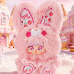 Cute FF-MOGO Garden Cake House Plush Keychain Blind Box