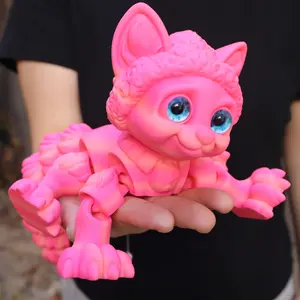 3D Printed Snow Cat Figurine, Realistic Eyes Home Decor, Home Ornament, Animal Decorations, Halloween Christmas Gift, Perfect for Any Occasion, Party Birthday Present, Collectible Figurines