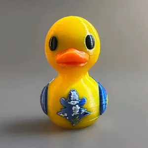 McNeese State University 3D-Printed Duck Collectible Figurine, Unique Room Decorations, Ideal Gift for Collectibles Enthusiasts