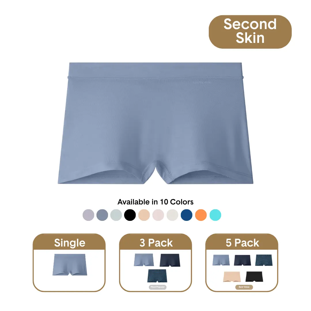 Tommy John Women’s Second Skin Boyshort, Luxury Soft Modal Fabric, No Ride-Up Fit, Breathable Everyday Comfort