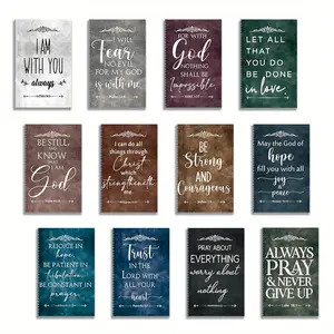 12 Pcs Christian Gift Set Bulk Bible Scripture Mini Notebook Inspirational Notebook Portable Pocket Notebook Suitable For Travel Convenience Exquisite And Beautiful