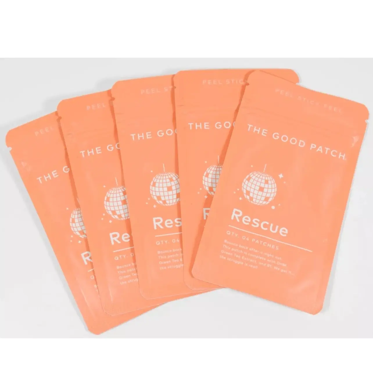 5 The Good Patch RESCUE 4 patches per pack = 20 After Party night out Hangover