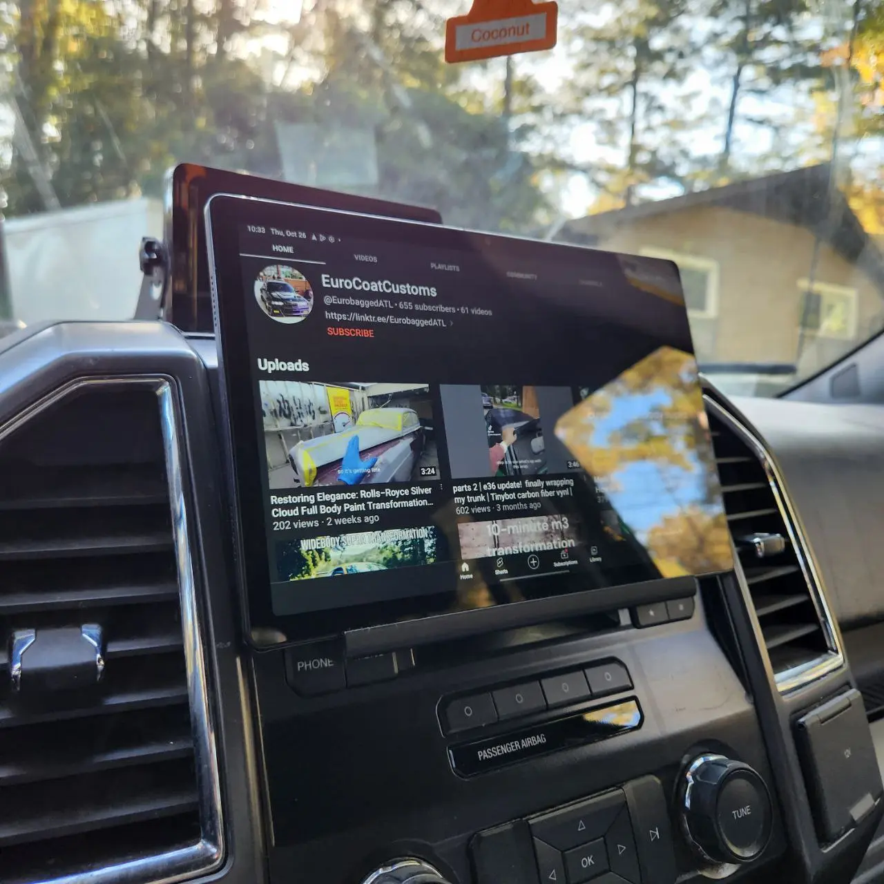 Ford F150 Dash Tablet Mount for Older Models Universal Smartphone Holder with Magnetic Hold Secure Installation Fits 2015-2020 F-150 F-250 SuperDuty Non Slip Dashboard Accessory