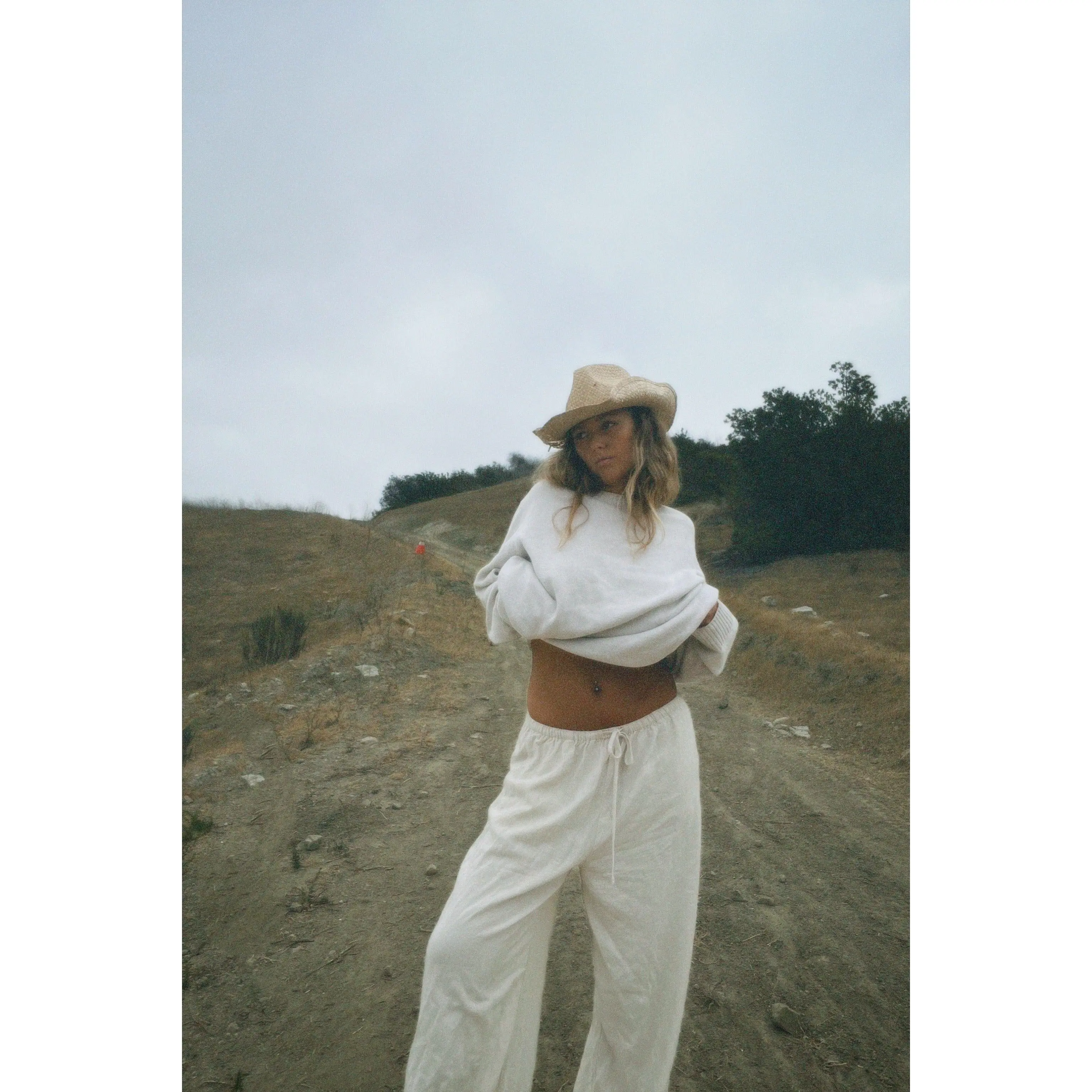 Drawstring Linen Pants