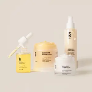 Blossom Essentials The Complete Face Kit - Cleanse, Moisturize, &  Repair For Dry, Itchy Skin