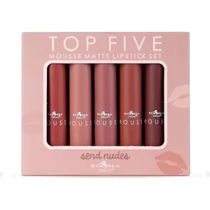 Italia Deluxe Mousse Matte Lipstick Set of 5