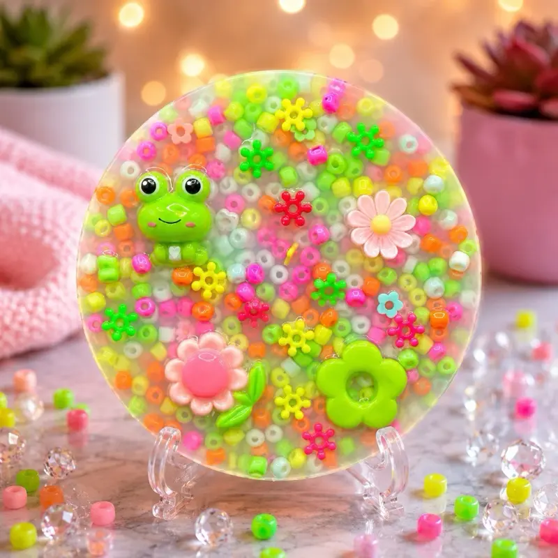 Frog Silicone Picky Fidget Toy - 3.5 x 3.5 Inch ADHD-Friendly Sensory Tool for Stress, Anxiety, and Nervous Energy Relief Relaxation Stick Solution