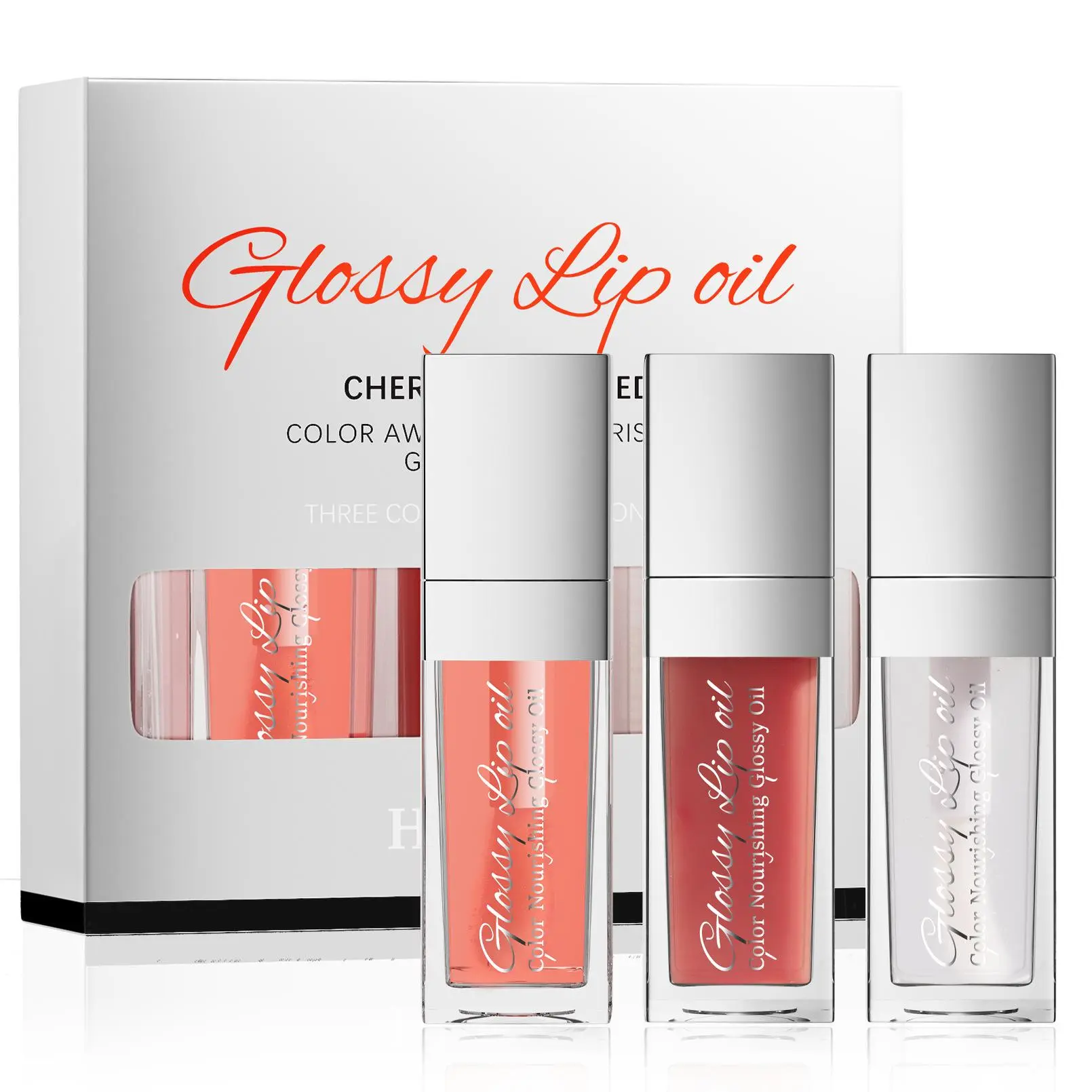 Long Lasting Moisturizing Hydrating Smooth Hydrate Lips Tinted Mirror Lip Gloss Hydrating Glosses, 3 Counts/set Glossy Lip Glaze Stick, Plumping Lip Oil Lip Stick for All Occasions Makeup, Lip Care Products Lipstick, Moisturized Lipstick