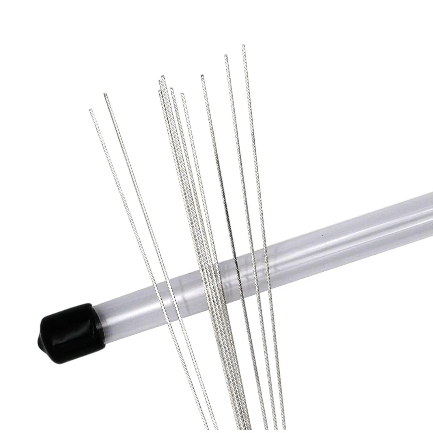 10Pcs Stainless Steel Lingual Retainer Wire, Flat Straight Twist Wires, 010-032