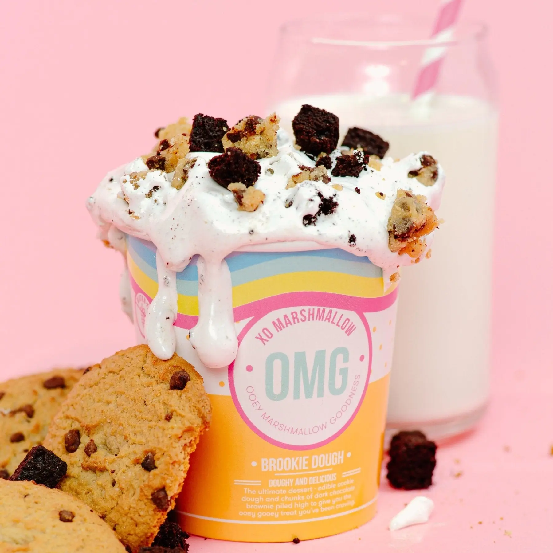 Brookie Dough OMG (Ooey Marshmallow Goodness)