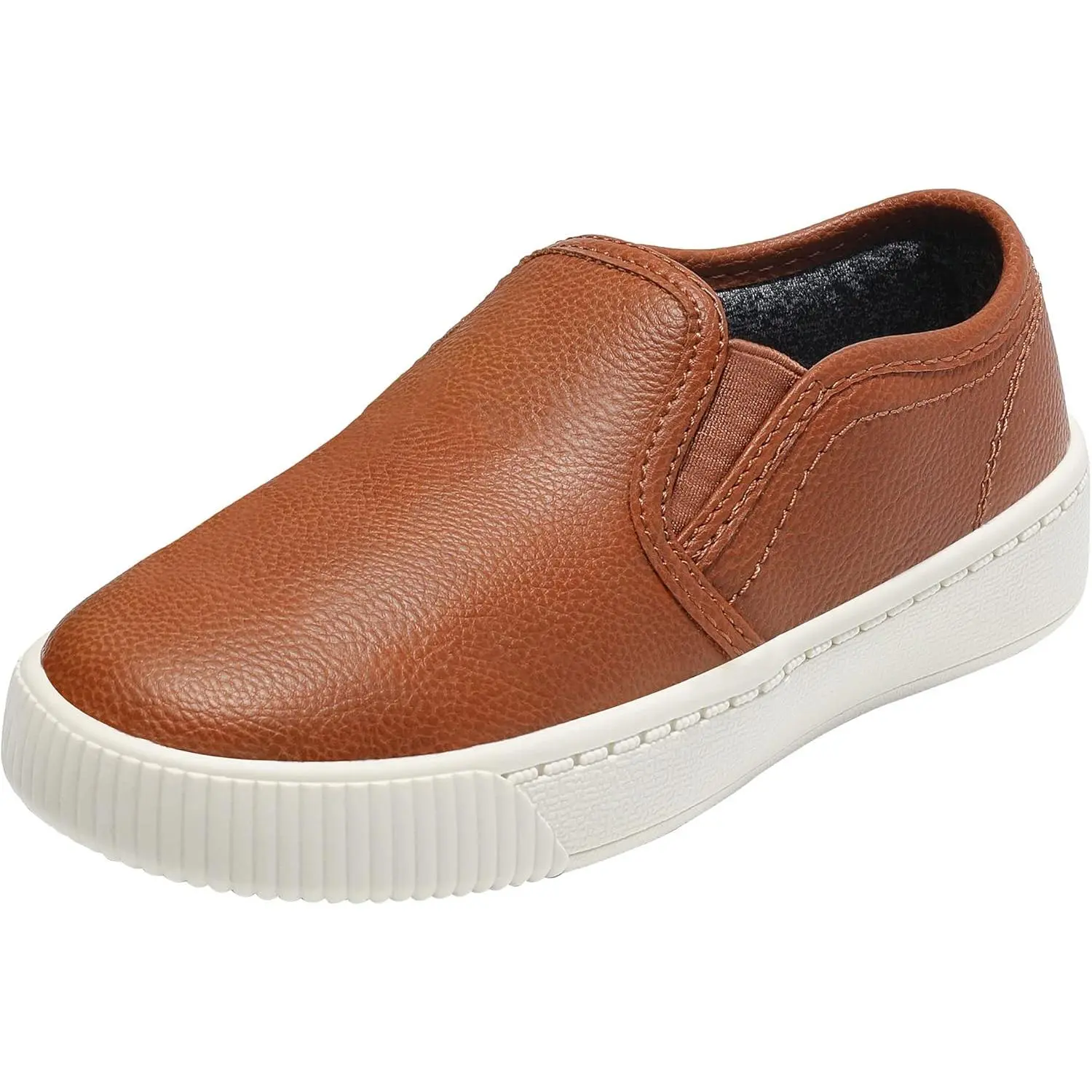 Boys' Light Casual Dress Shoes, Slip-On Faux Leather Loafers for Toddlers & Kids with Cushioned Insole for All-Season Comfort, Light Casual Shoes, Leisure Shoes tiktokshopbacktoschool
