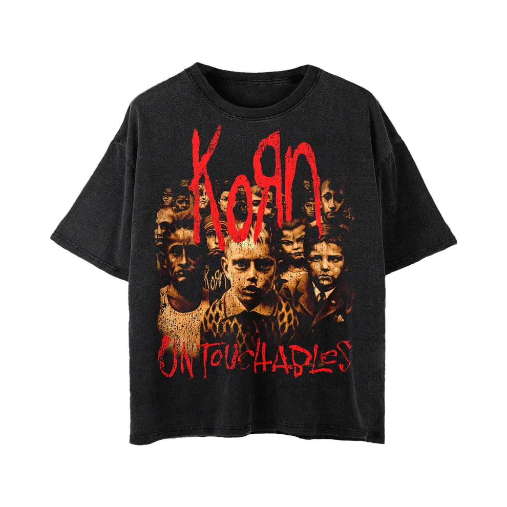 Korn Untouchables Album Cover Graphic T-Shirt, Nu Metal Band Tee, Vintage Rock Shirt, T-Shirt, Sweatshirt, Hoodie