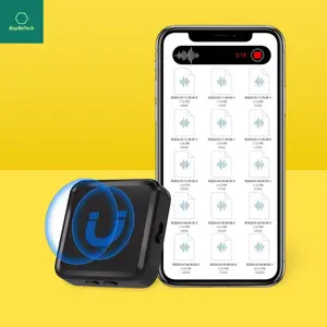 【BopBeTech】US-STOCK Magnetic Voice Activated Recorder - USB-C Audio Recorder Metal Button Compatible with Phone Android PC Computer to Playback, Portable Recording Device for Work, Lectures, Meetings, Interviews