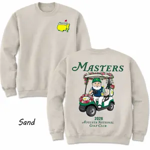 [Flash Sale Up To 50%] Masters Tournament 2026 Shirt, Gnome Golf Cart Tshirt/ Sweatshirt/ Hoodie – Funny Masters Style Garden Gnome Design, Golf Lover Gift, Vintage Augusta Vibe Unisex Crewneck