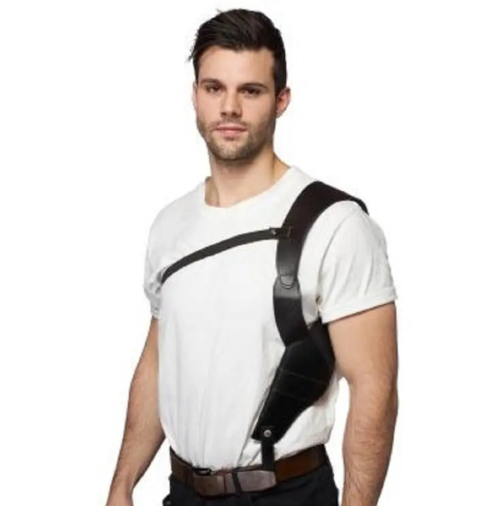 Black Shoulder Holster - Gangster - Officer - Costume Accessories - One Size