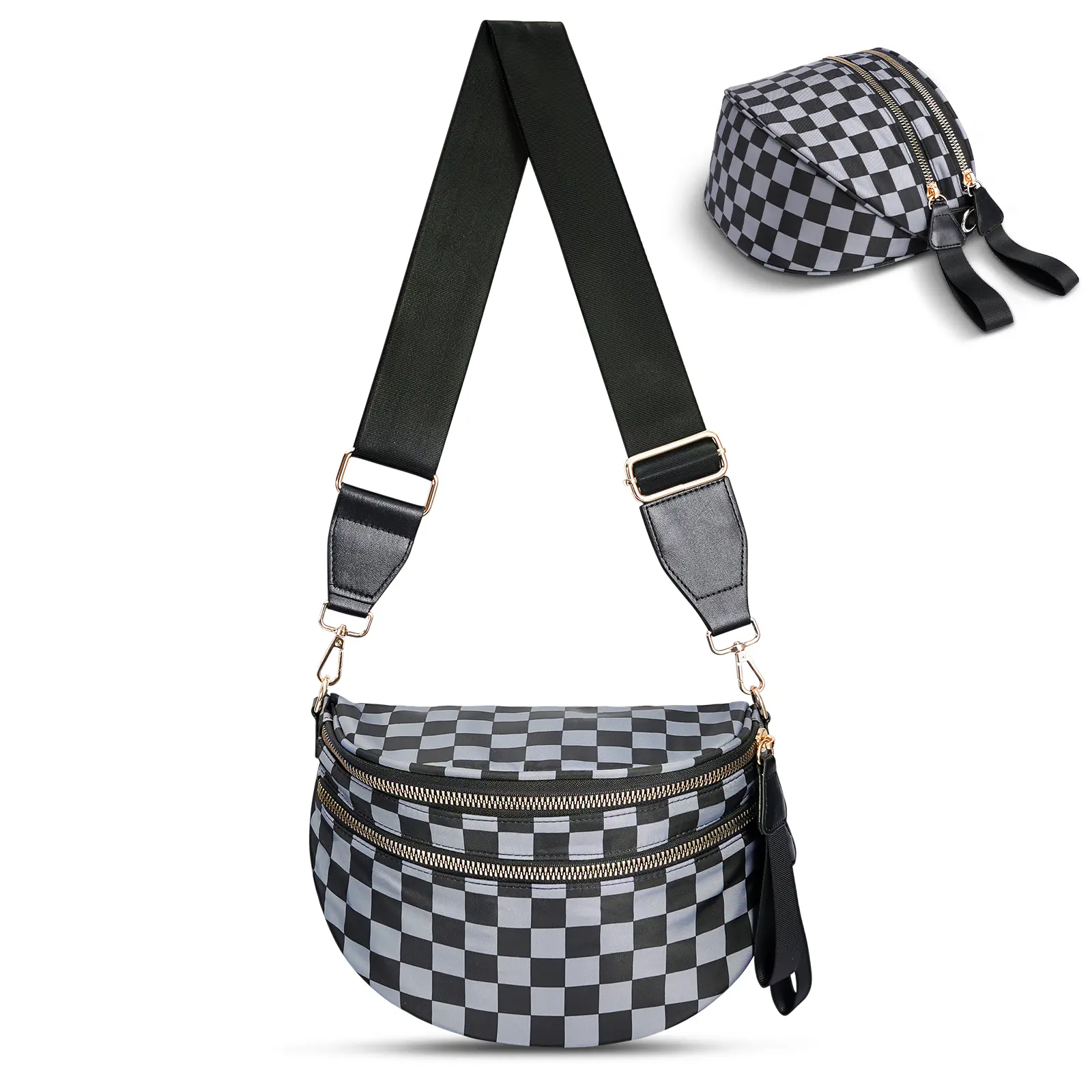 Black & Grey Checkboard