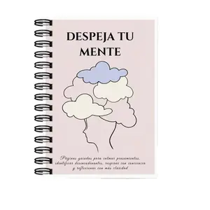 A5 Guided Mindfulness Journal, Clear Thoughts, Reduce Anxiety, Enhance Focus, Personal Growth Notebook, Ideal for Daily Reflections
