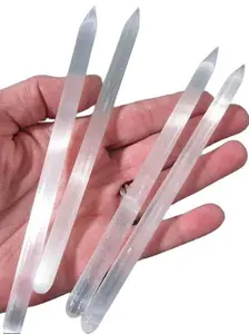 Selenite Pencil Wand – Blade of Purification