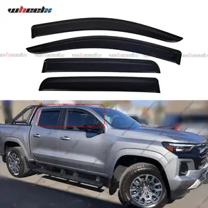 2023-2024 Chevrolet Colorado GMC Canyon Crew Cab Window Visors, 4PCS Rain Guards, Sun Shade Wind Deflectors, All-Weather Protection Direct-Fit Auto Accessories Upgrade fathersdaygift fathersdaygift