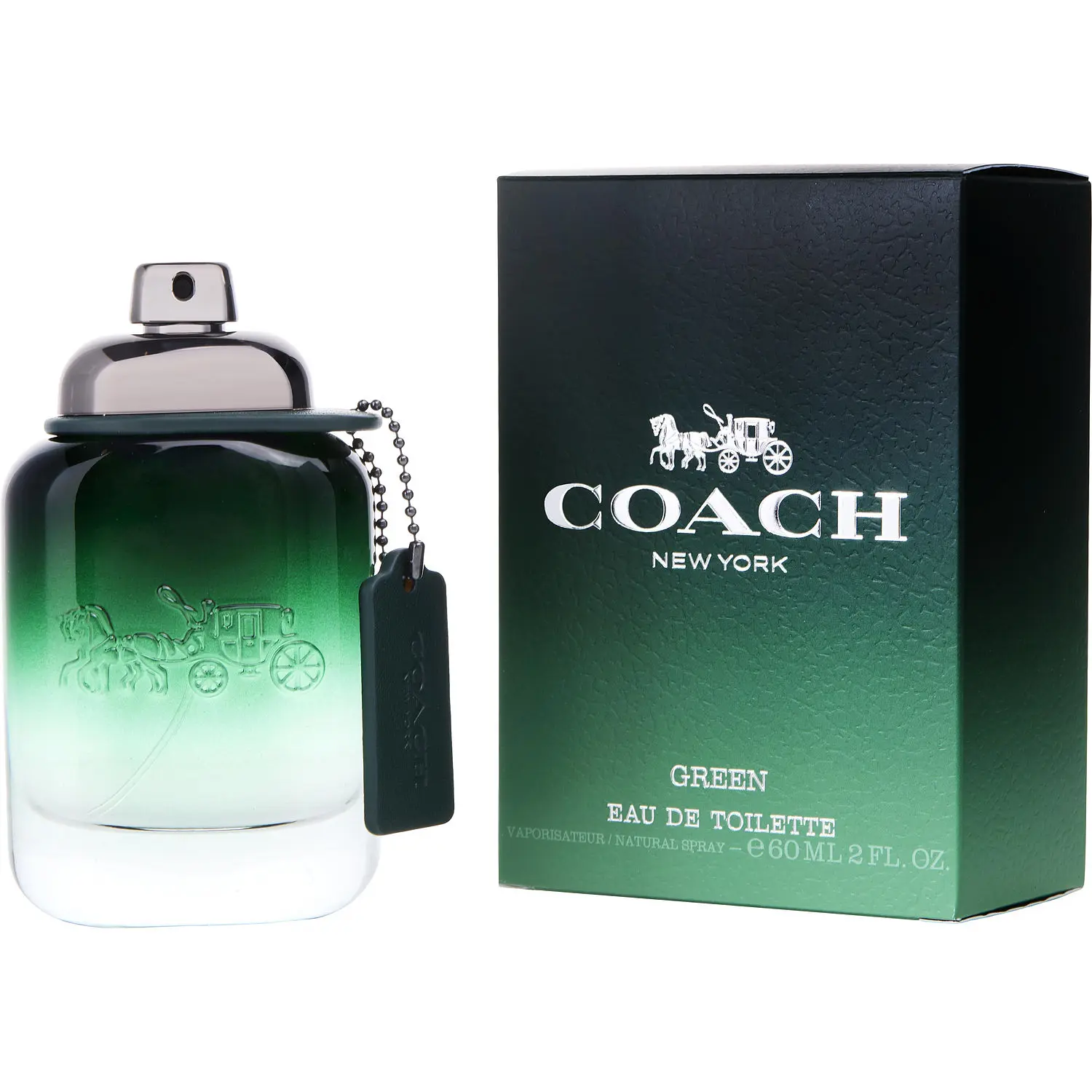 Coach Green Eau de Toilette by Coach – Woody-Aromatic Kiwi & Bergamot Fragrance with notes of Rosemary, Geranium, Moss, & Cedar for Men
