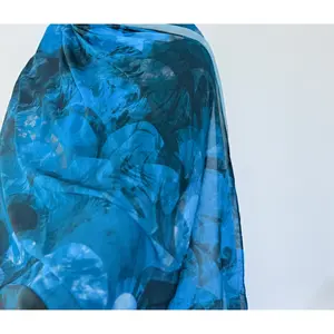 Lana Chiffon Hijab - Soft Fabric with Colorful Patterns, Versatile Design for Various Occasions