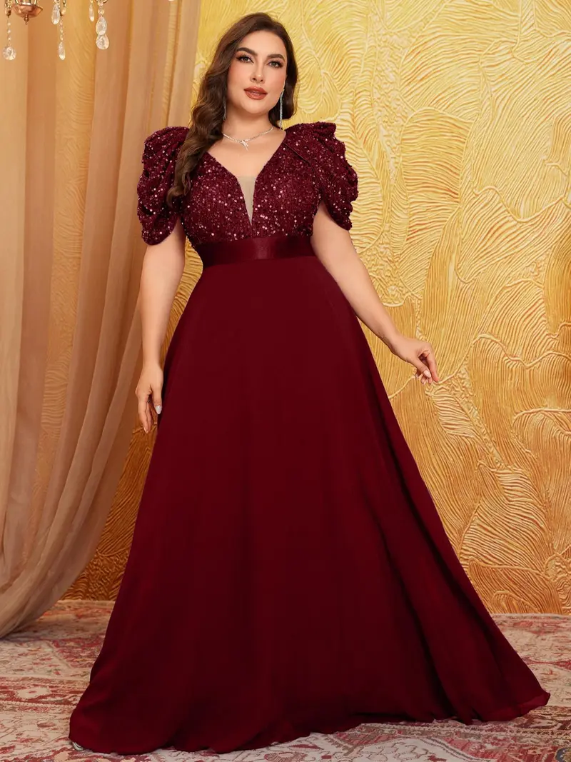 glamorous elegant plus size evening gowns - TikTok Shop