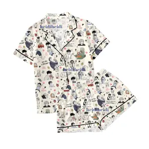 Manhwa Novel Comic Pajamas, Low Tide in Twilight, Jinx, Rose and Champagne, Custom Manhwa BL PJM Cotton Comfortable Fabric Gift For Fan