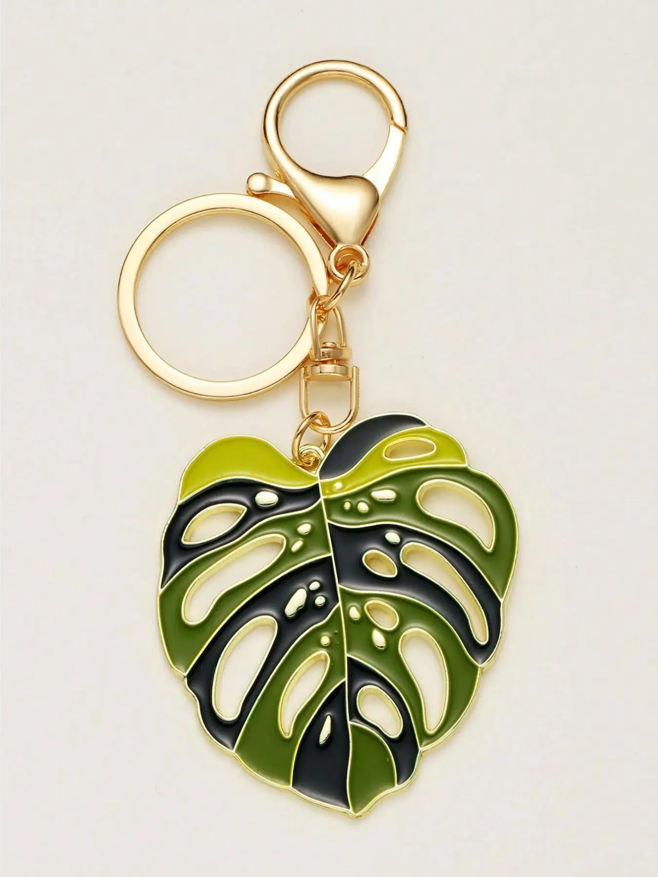 Creative Fresh Leaf Keychain, Car Key Ring, Keychain for car keys, Fashion Plant Pendant Car Accessory, Cute Gothic Y2K Style, Unique Gift Idea for Car Lovers