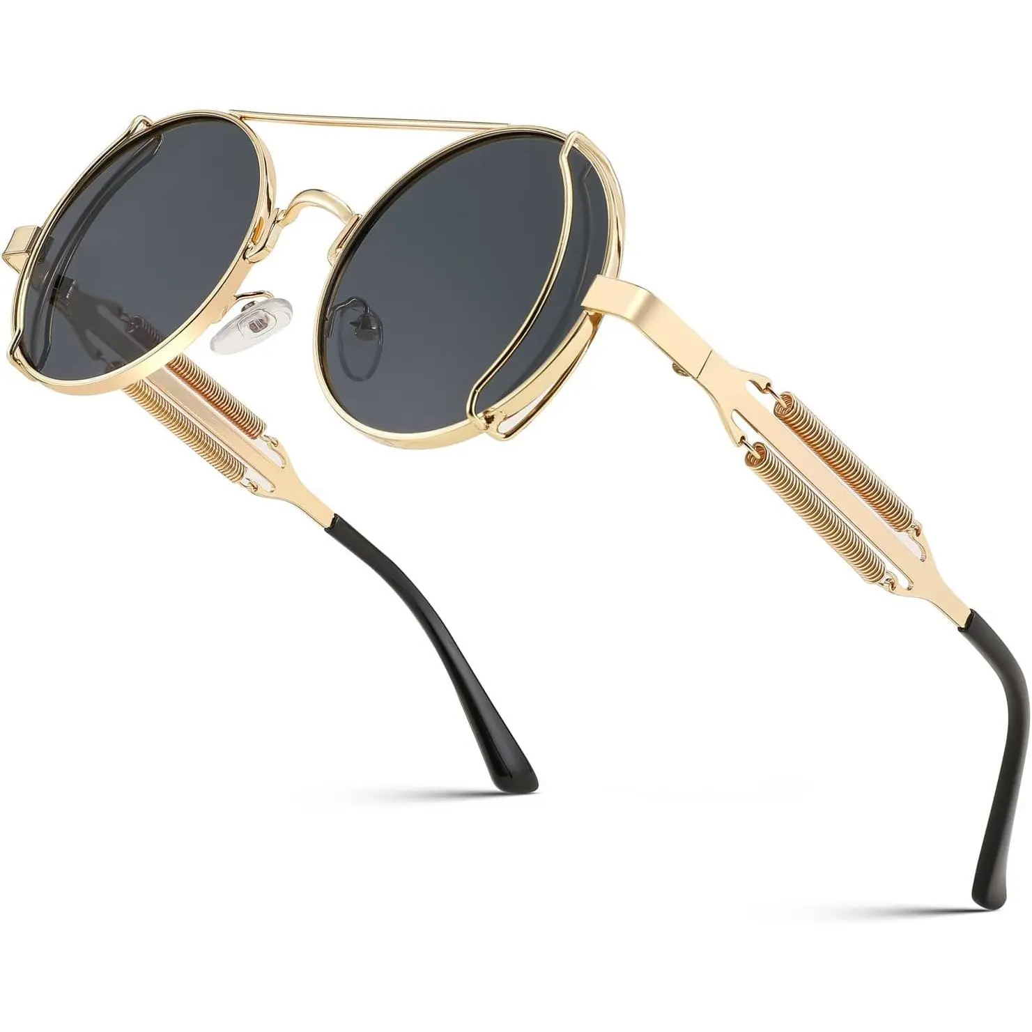 Gold Frame With Gray Lenses