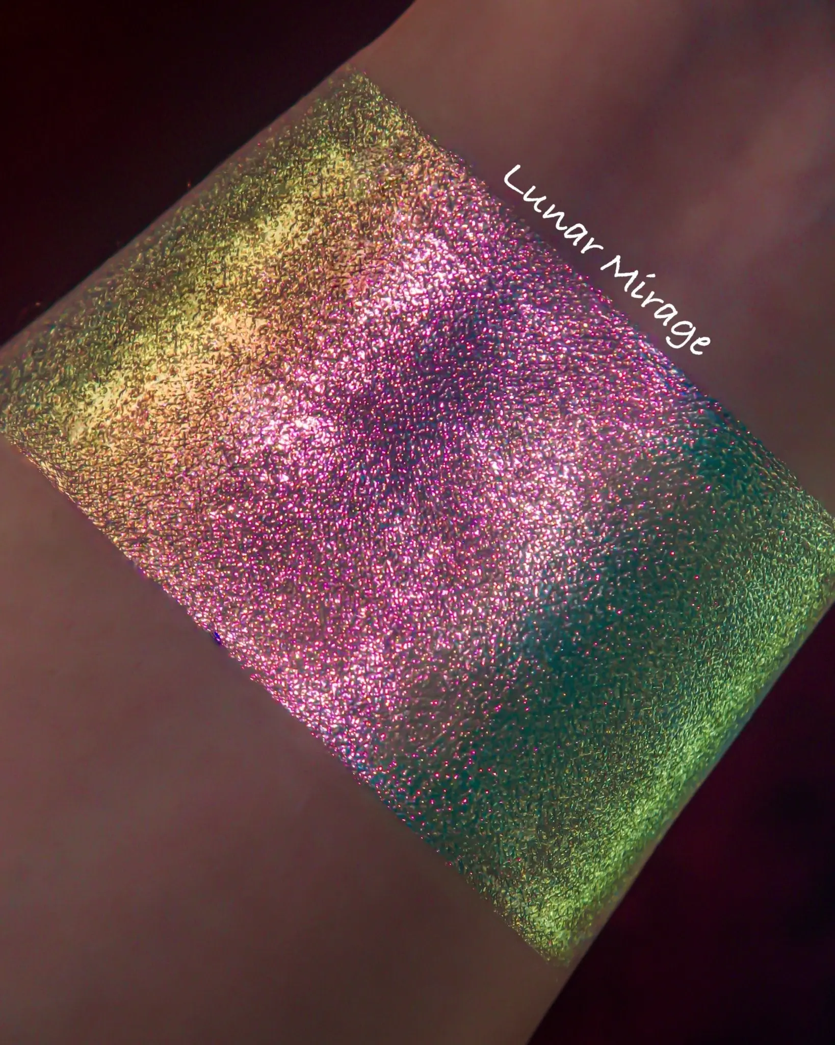 Lunar Mirage Multichrome Molten Liquid Shadow- Eyeshadow Gel, Iridescent Makeup, Purple Pink Eyeshadow