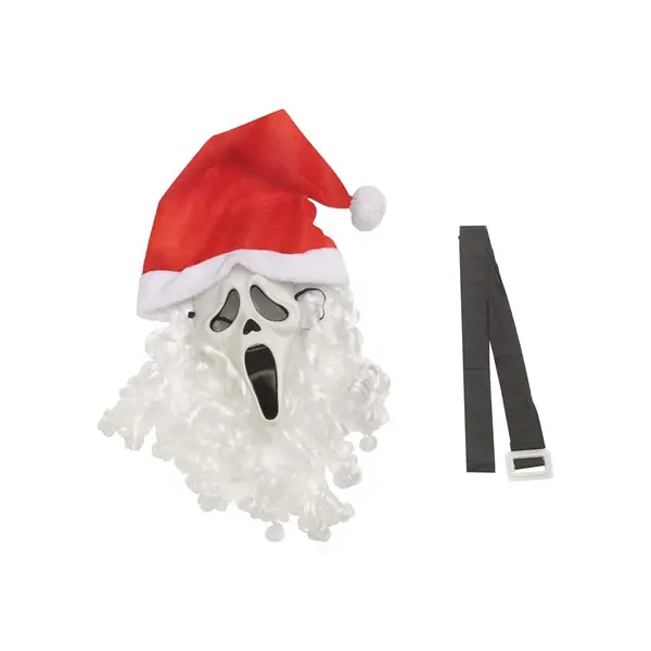 Plus Size Ghost Face Santa Pub Crawl Costume for Men