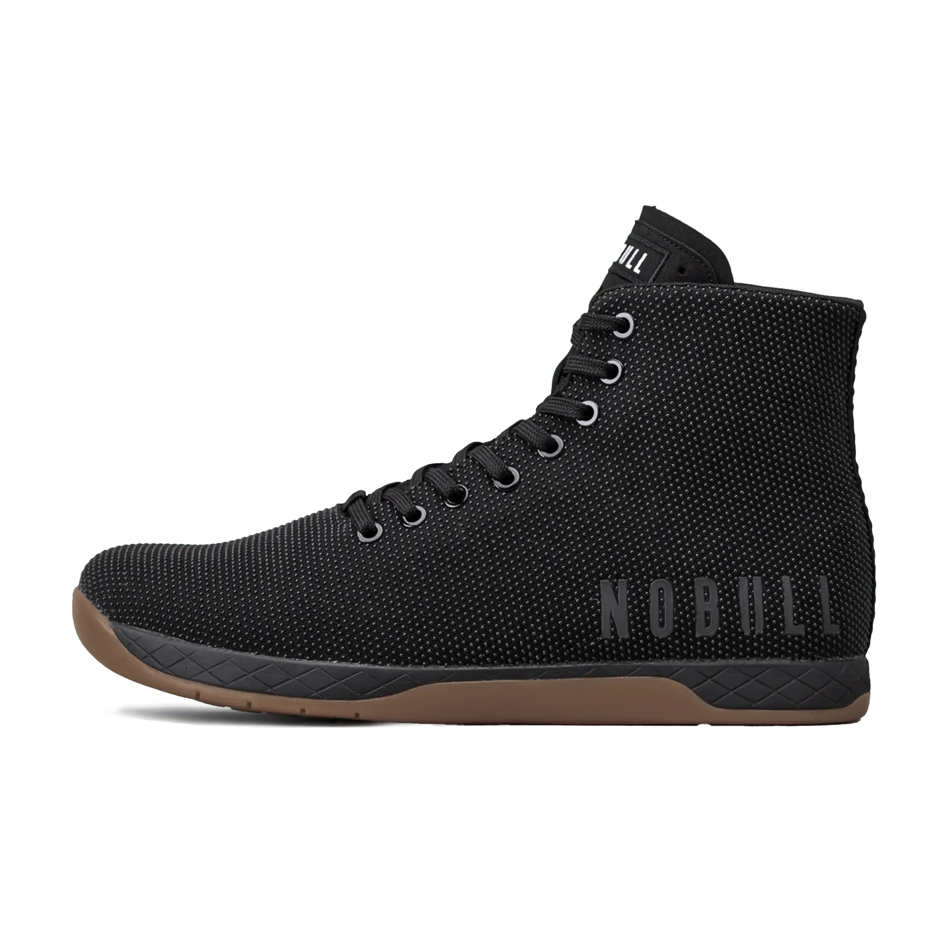 NOBULL Women's Outwork High-Top Shoe in Black Gum - OG Strength Training Shoe, Durable Gym Trainer, Lifting Sneaker