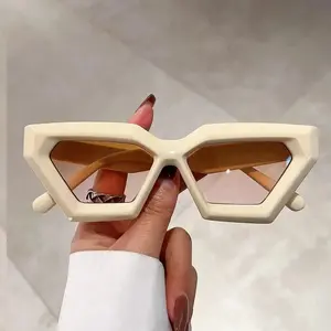 Women Vintage Cat Eye Square Retro Sunglasses