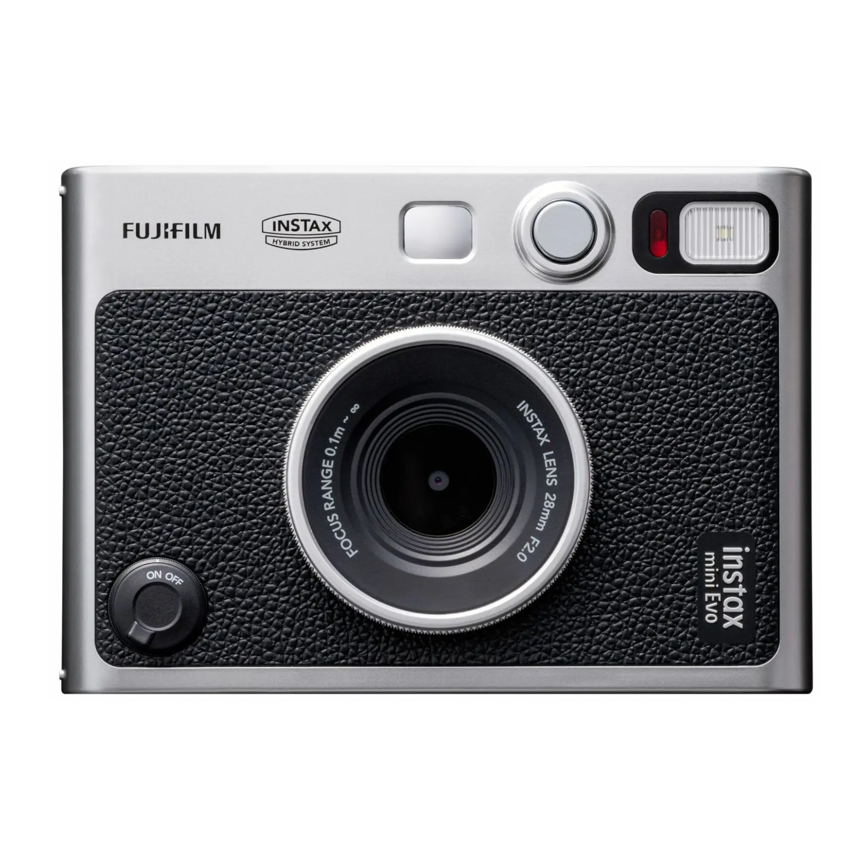 Fujifilm Instax Mini EVO Digital Instant Camera, Handy Electronic Selfie Photographic Kit with Fujifilm Instax Mini Twin Film Pack