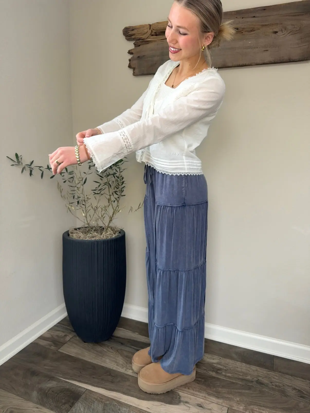 Telling Truths Tiered Pants