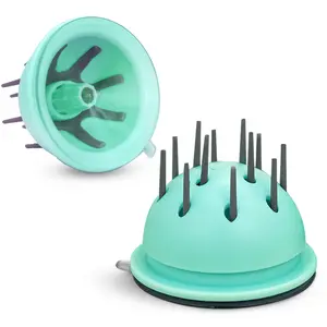 ShowerBun Ejectable Shower Hair Catcher, Wall Mounted, Reusable, Prevents Clogged Drains, Easy to Clean