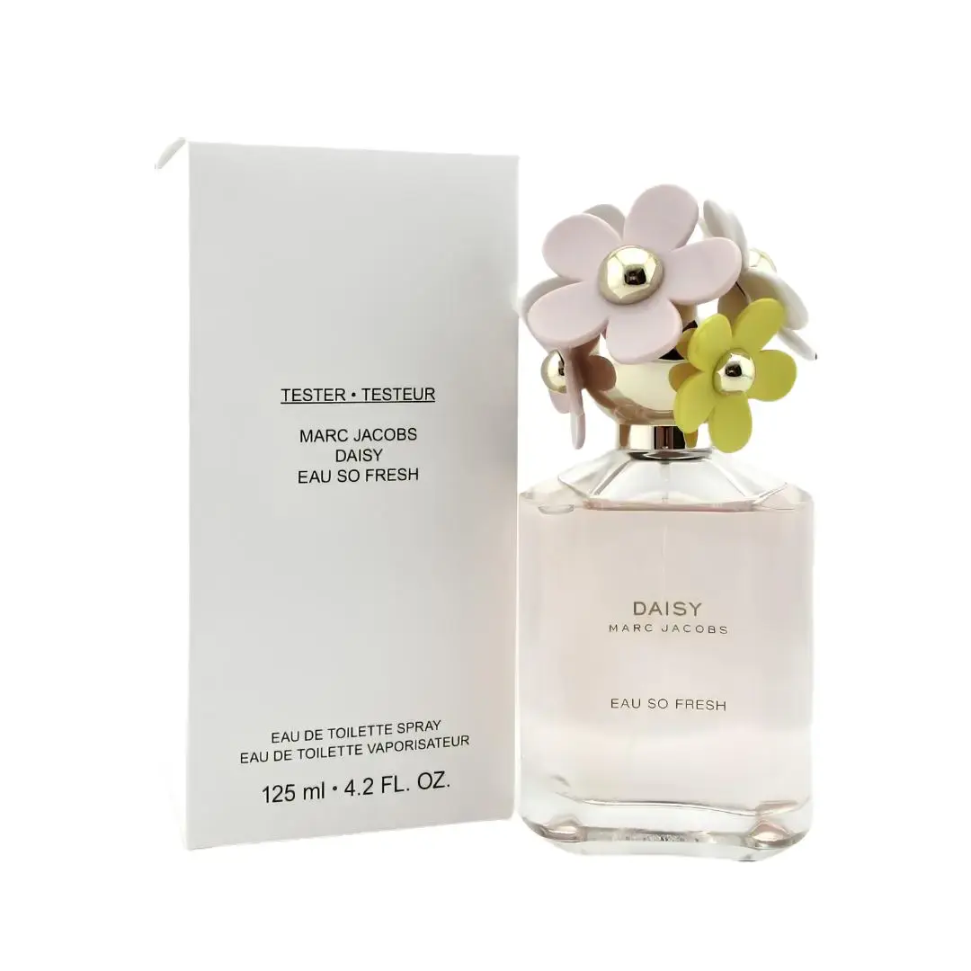 Marc Jacobs Daisy Eau So Fresh Eau de Toilette Tester 4.2 oz for Women | Fruity Floral Perfume for Women | Authentic Designer Fragrance