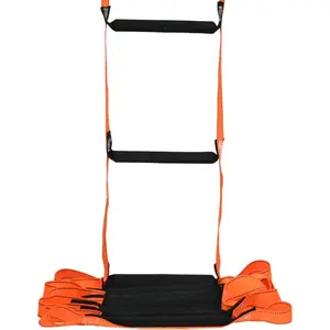 9.8 Feet Reusable Portable Emergency Fire Escape Ladder Safety Ladder for House Windows Balconies Sailboats Kayaks Etc.