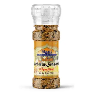 Rani Indian Barbeque Seasoning (11-Spice Blend) 2.5oz (70g) Grinder Bottle ~ All Natural | Salt-Free | Vegan | No Colors | Gluten Friendly | NON-GMO | Kosher | Indian Origin