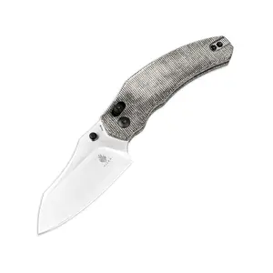 Kizer Bulldog 154CM Gray Micarta V3672C2