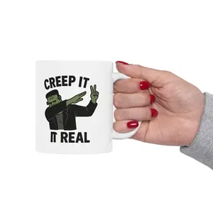 Creative Horror Fan Ceramic Mug, Halloween Gift, Geeky Drinkware, Unique Coffee Cup, Spooky Kitchen Decor Tea
